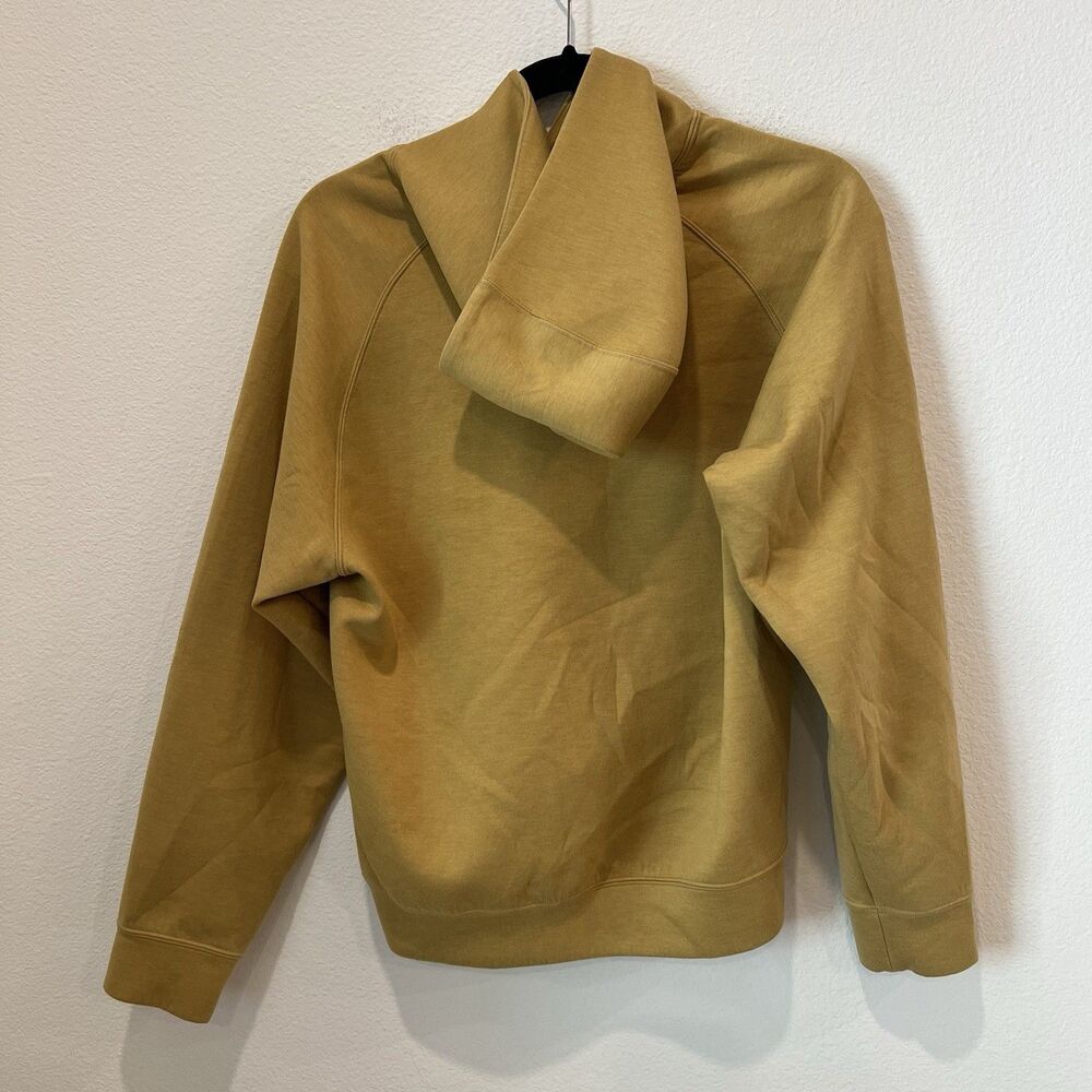 Uniqlo Unisex Stretch Dry Sweat Pullover Hoodie XS Neutral Minimalist Casual - Picture 3 of 7